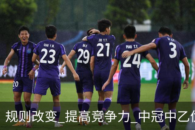 规则改变 提高竞争力 中冠中乙优化参赛方案